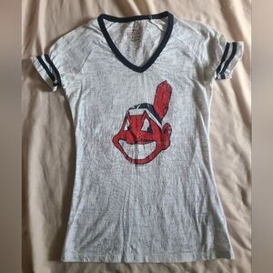 Cleveland Indians Chief Wahoo V Neck
